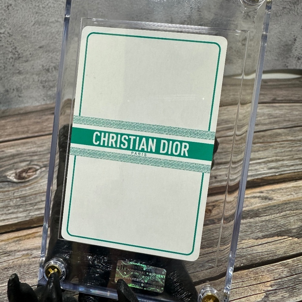Christian Dior Playing Card Jack Clubs Green Ltd EDT​​​ - Picture 2 of 3
